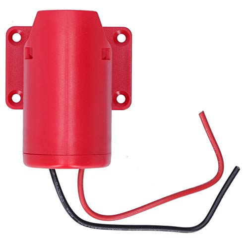 Battery Mount Adapter, Battery Milwaukee M12, M12 Battery Adapter Power Connector Converter for Milwaukee M12 DIY 2 Wiring Output with Stable Structure and One‑piece Design