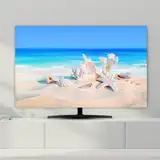 Hixingo TV Abdeckung Staubschutzhülle, 3D Seestern Muster TV Staubschutzhülle 32-80inch TV Abdeckung Schutzhülle Fernseher Fernsehabdeckung TV Schutzhülle (40-43inch,Sandstrand)