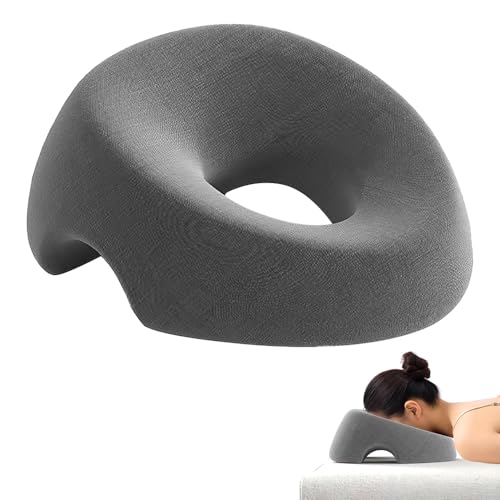 SKIKHN Massage-Gesichtswiegenkissen, Massagekissen für das Gesicht, Massagekissen für zu Hause, U-förmiges Massage Gesichtskissen aus Memorys-Schaum für den Schönheitssalon (B)