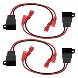 EMSea 4PCS Auto Lautsprecher Adapter Stecker Blei Stecker Kabel Audio Lautsprecher Kabelbäume Fahrzeug Elektronik Ersatz Zubehör 15cm