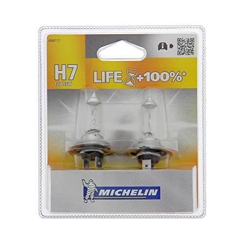Michelin 008717 Life +100% 2 Glühlampe H7 12 V 55W