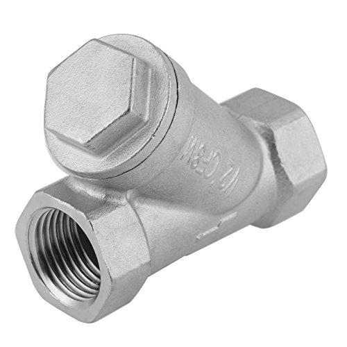 1/2" Edelstahl Siebfilterventil Rohrverbinder DN15 NPT Y STRAINER Mesh Filter Valve NPT für Wasser Öl Gas