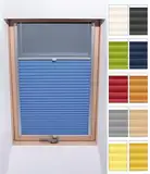 Stuza Custom Dachfenster Thermo Plissee - Nach maß - Kollektion 8 Stoff Farben - Breite 30-120 cm, Höhe 50-149 cm – Sonnenschutz dachfenster, Dachfenster Rollo, Verdunkelungsrollo