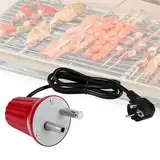 EXLECO Grillmotor Elektromotor Grill Barbecue Rotisserie-Motor ABS DC 220V-240V Regelbar Outdoor BBQ Grill Motor Drehmotor für Rotisserie Spieß Elektrischer Grill, für Grillgeräte im zypriotischen Rot