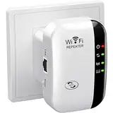 WiFi Extender Booster, WLAN Repeater WLAN Verstärker WiFi Extender bis zu 4000sq.ft Mit Repeater/AP Modus, Long Range Amplifier mit Ethernet Port zu Allen WLAN Geräten, 1-Tap Setup, Access Point