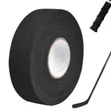 Hockeyschlägerband - Sport Wasserdichtes Klebeband - Hockey Band - Eishockeyband für Badmintongriff, Tischtennisschläger, Springseil, Golfmast, Tenniskürbisschläger2.5cm*25m（Schwarz）