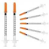 10 Stück 0.5 ml/cc Plastiktube 31G (0,25 х 8mm) Mehrzweck-Messwerkzeuge, Einzeln verpackt, Laborzubehör