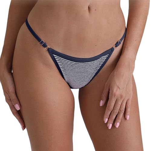 Oma Unterwäsche mit niedriger Taille, einfarbig, Baumwolle, Schritt-Unterwäsche Aufbewahrungsbox Unterwäsche Set (Blue, L)