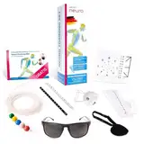 ARTZT neuro Starter Set | Neuroathletiktraining für besseres Sehen, Reflexe & Fokus | Inklusive Sehtafeln, Brock String, Rasterbrille & Marsden Ball | Ideal für Sport, Büro & Alltag