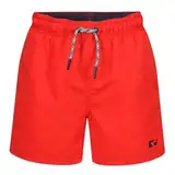 RIPT Jungen Essentials Quick Dry UV 50 Sonnenschutz Badeshorts Badehose, Rot, 9-10 Jahre