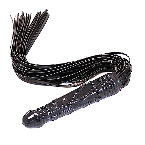 SM Leder Peitsche, WOPOLIUE Fetisch BDSM Erotik Peitschen Flogger, Erotische Lederpeitsche, Bondage Spanking Paddel Slave Sexspielzeug, Paare Flirt Erwachsene Spiel Rollenspiel Peitsche Sex Toys