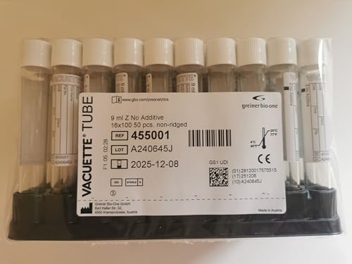 Vacuette, Neutrale Röhrchen, 50 Stück