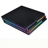 eXtremeRate LED Strip für PS4 Pro Konsole,RGB LED Streifen Lichterkette Stripes für PS4 Pro Konsole, 7 Farben 29 Effekte LED Lichtleiste Band für PS4 Pro Konsole inkl. IR Fernbedienung