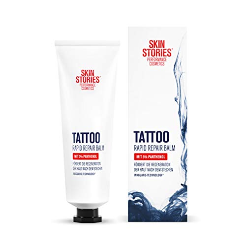 SKIN STORIES Rapid Repair Balm (1 x 50 ml), beruhigende After Tattoo Creme mit Panthenol, Tattoo Pflege zur Förderung der Regenration ab dem 4. Tag nach dem Tätowieren