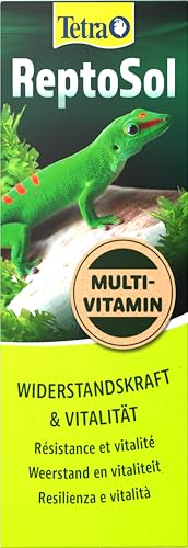 Tetra ReptoSol (hochwertiges flüssiges Vitamin-Ergänzungsfutter für alle Reptilien, Multivitamin-Präparat, Nahrungsergänzung erhöht Widerstandskraft), 50 ml Flasche