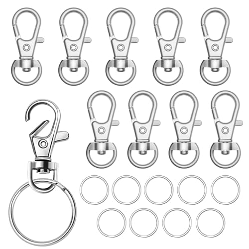 10 Stücke keyring schlüsselanhänger ring schlüsselringe schlüsselanhänger basteln schlüsselring für Handgemachtes Zubehör von Schmuck Handtaschen Schultertaschen Tragetaschen