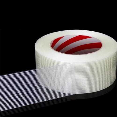 XBERSTAR Glasfaser-Klebeband 50m x 5cm – Hochfestes Hitzebeständiges (260°C) Gewebeband für Industrie, Bau & Auto-Reparatur – Wasserdicht + UV-Stabilisiert (1 Rolle)
