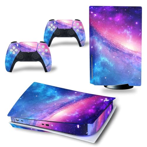 Wonhomke Himmel Design für PS5 PVC Aufkleber PS5 Skin Aufkleber Decal Vinyl Skins für PS5 Disk Edition Skin Aufkleber für PS5 Skins (PS5-014)