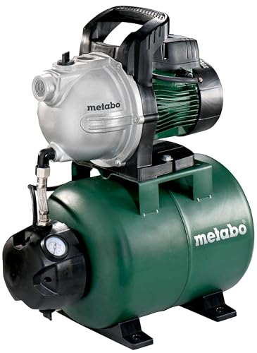 Metabo Hauswasserwerk HWW 4000/25 G (600971000) Karton, Nennaufnahmeleistung: 1100 W, Max. Fördermenge: 4000 l/h, Max. Förderhöhe: 46 m