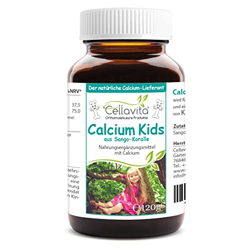 Cellavita Calcium kids (natürlicher Calcium Lieferant) Kalzium für Kinder (120g)