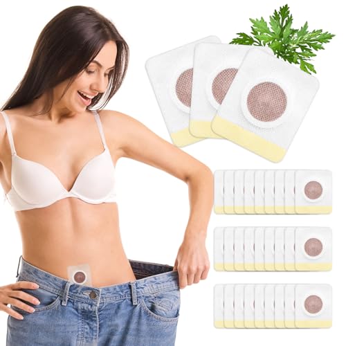 30 Stück Abnehmen Patch, Natürliche Kräuter Gewichtsverlust Aufkleber, Slim Patch zur Fettverbrennung, Schnelles Abnehmen nicht reizend, Abnehmen Pflaster für Personen jeden Alters