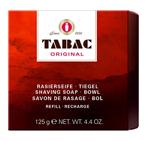 Tabac® Original | Nachfüll-Rasierseife für Tiegel - ermöglicht leichte und gründliche Rasur - Original Seit 1959 | 125g