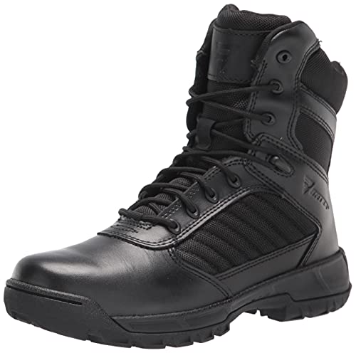 Bates Women's Tactical Sport 2 Tall Side Zip Military Boot, Black, 7.5