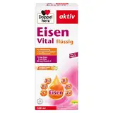 Doppelherz Eisen Vital – Eisen unterstützt die normale Funktion des Immunsystems und trägt zur normalen Bildung der roten Blutkörperchen bei – 500 ml