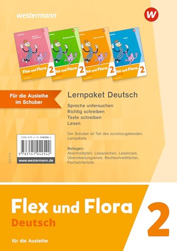 Flex und Flora - Ausgabe 2021: Lernpaket Deutsch 2 (Druckschrift) für Rheinland-Pfalz Für die Ausleihe