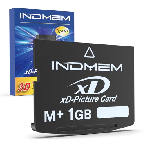 INDMEM xD-Picture Card 1GB Type M+ XD Speicherkarte Digitalkamera-Speicherkarte für Olympus Fuji Fujifilm Digitalkamera