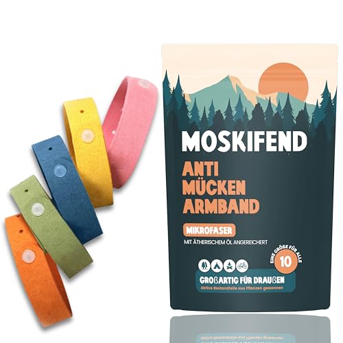 Mückenschutz Armband - Moskito Insektenschutz (Urlaub must haves - camping gadgets,reise gadgets) für Kinder und Erwachsene gegen moskito