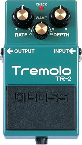 BOSS TR-2 Tremolo Pedal, Vintage-Tremoloeffekte in einem unkomplizierten Kompaktpedal