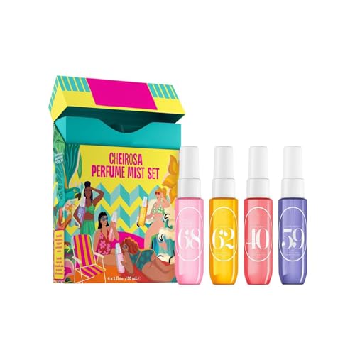 Nebel und Streichholz Haar & Körper Parfüm-Bundle enthält 4 30ml Cheirosa Parfums, verschiedene Düfte, Eau De Parfum, Geschenkset für Frauen (4pcs, Bambus) (4pcs)