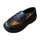 Unisex Kinder Leder Kinderschuhe Uniformschuhe Loafers Weiche Sohle Abendschuhe Performance Loafers Schuhe Freizeitschuhe Einzelschuhe Tanzschuhe Party Schuhe Flache Schuhe Bequeme