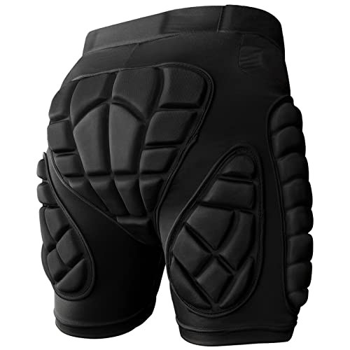 Cienfy 3D Hüftpolster Eva Protektorenhose Gepolsterter Shorts Crash-Pad Impakthose für Skiing, Eislauf, Snowboardfahren Und Skateboardfahren