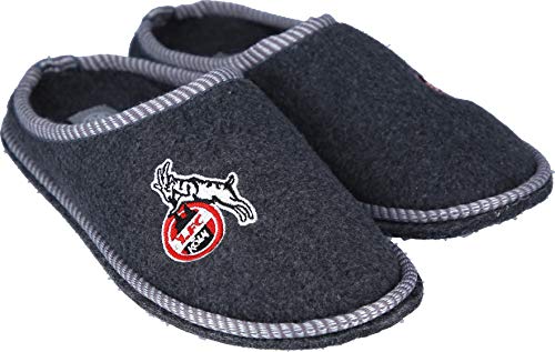 1. FC Köln Hausschuhe Pantoffeln Logo Gr. 40