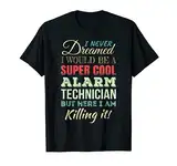 Alarmtechniker Lustiges Geschenk Wertschätzung T-Shirt