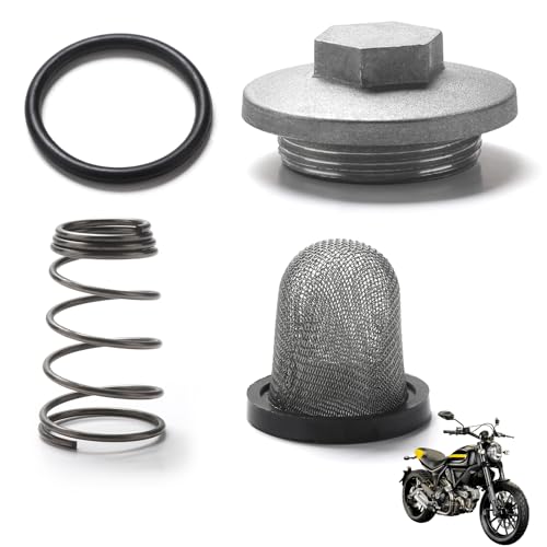 Wonvify Motorrad-Scooter Oil Drain Plug Set, Ölablassschrauben für Motorradmotoren Kompatibel mit GY6 50cc-150cc ATV Go Kart Moped, Motorrad Roller Ölablassschraubensatz