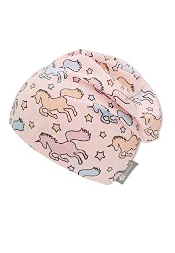 Sterntaler Mädchen Einhorn Beanie-Mütze, rosa, 55