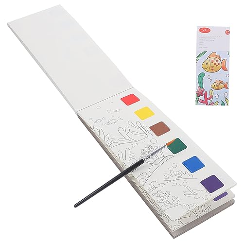 VILLFUL 1 Satz Aquarell-Notizblock Malbuch aquarellpapier für kinder bilderbuch kinder maltisch für kinder Mini-Spielzeug Kleinkindspielzeug Papier zum Malen von Kindern Malset für Kinder