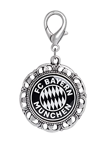 FC Bayern München Anhänger Logo Grau