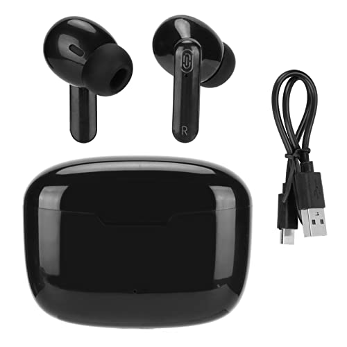 Sprachübersetzer Ohrhörer, Multifunktional 84 Sprachen Bluetooth Sprachübersetzer Intelligentes Sprachgerät für Reisen, Einkaufen, Schwarz (Schwarz)