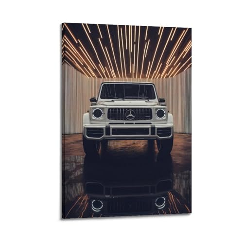 JTLFXY Sportwagen-Poster, G63, Luxusfahrzeug, Lichttunnel, modernes Design, Poster, dekorative Malerei, Leinwand, Wandposter und Kunstdruck, moderne Familienschlafzimmer-Dekoration, Poster, 20 x 30 cm