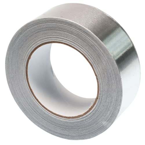 GOCABLETIES Aluminium Klebeband, 48 mm x 50 m, selbstklebendes Alu Klebeband, silber, Wasser- und hitzebeständig Band zum Versiegeln, Reparieren und Isolieren, 1 Rolle