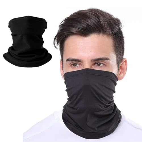 cuhostki Multifunktionstuch Herren Damen Schlauchschal Halswärmer Outdoor Skifahren motorrad Radfahren Gesichtsmaske Mund Nasen Schutz Maske Sonnenschutz Baumwolle