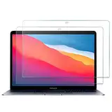 ProCase 2 Stück 9H Härte Displayschutzfolie für 13 Zoll MacBook Pro 13/ MacBook Air 13,Display Schutz Folie Tempered Glass, Bildschirm-Schutzfolie Screen Protector, Schutzglas -Klar