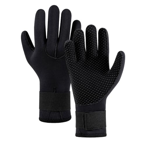 RPFROP Neoprenanzug-Handschuhe, Neopren, Tauchhandschuhe, 5 mm, Surf-Handschuhe für Herren und Damen, thermisch, rutschfest, flexibel, Wasserhandschuhe