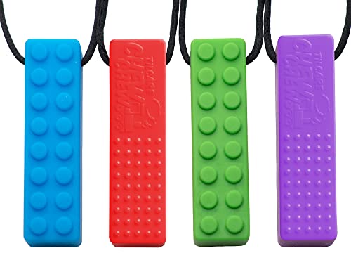 Tilcare Chew Chew Sensory Kauen Halskette - Am besten für Kinder oder Erwachsene, die gerne beißen oder Autismus haben - Langlebiges und starkes Silikon-Kauspielzeug - Kaukette für Jungen und Mädchen
