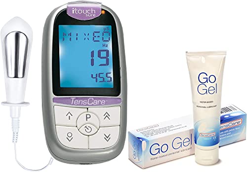 TensCare iTouch Sure + Go Gel Gleitgel (50 ml) - Beckenbodentrainer zur Stärkung und Straffung des Beckenbodens. Bei Inkontinenz und Blasenverlust