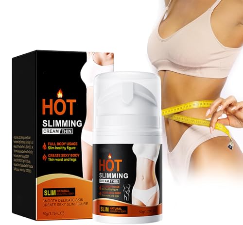 Anti Cellulite Creme 50g mit Kräuterextrakten – Fettverbrenner für Bauch & Beine – Schnell Einziehende Hautstraffungscreme gegen Cellulite für Damen & Herren